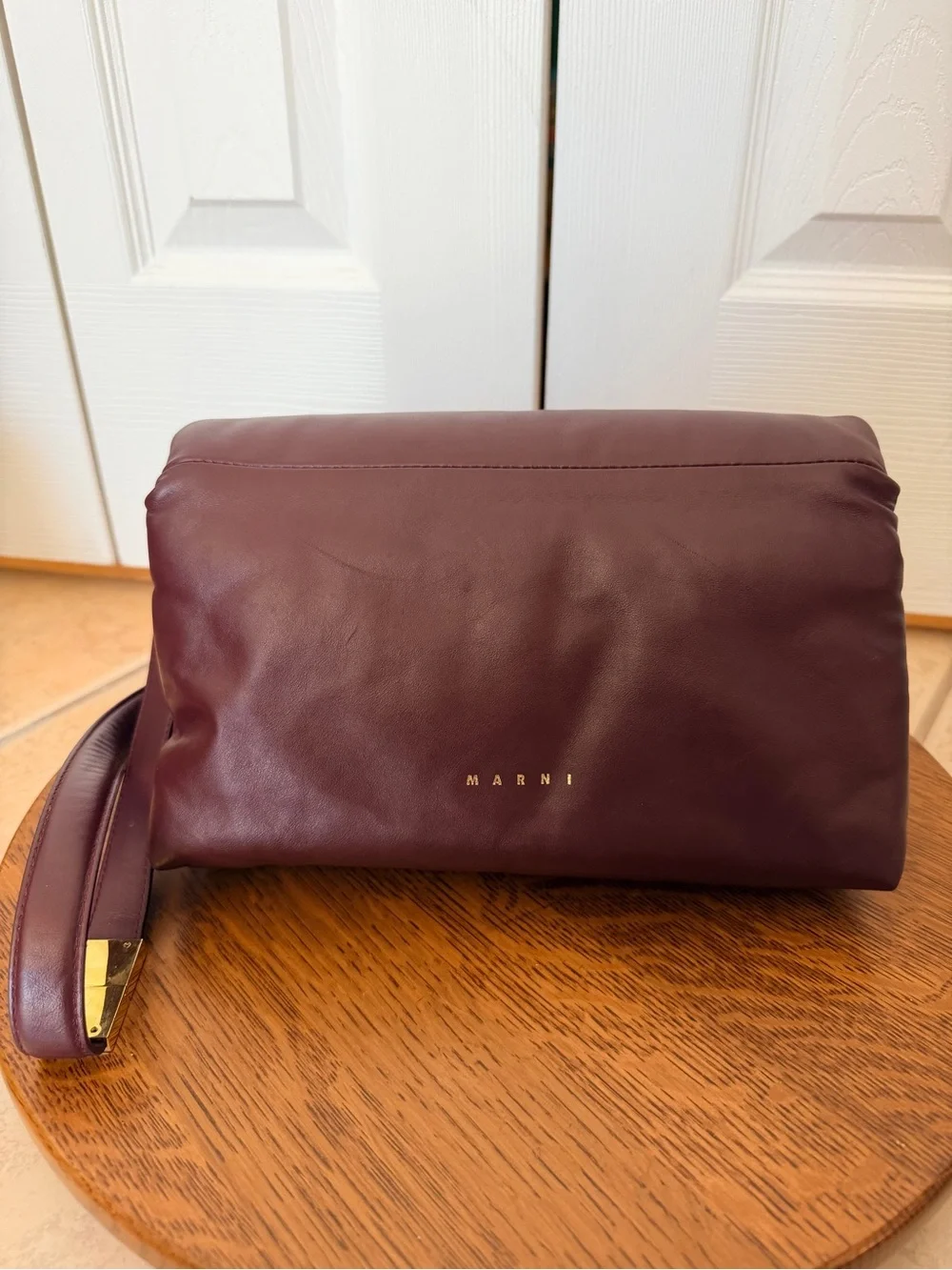 Marni refined burgundy